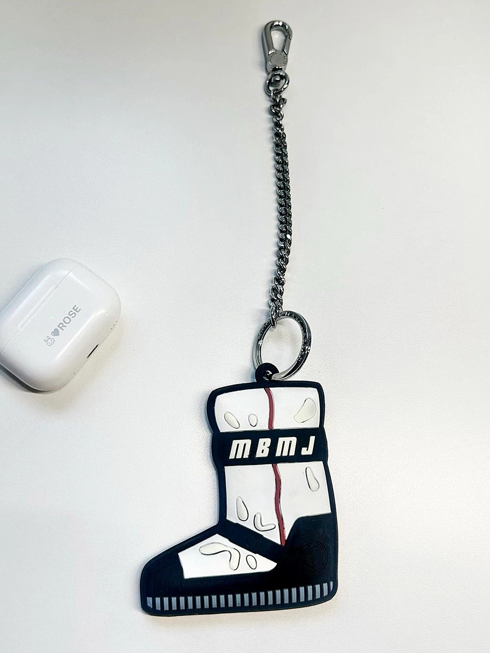 Marc by Marc Jacobs MBMJ Snow Boot Rubber Keychain Bag Charm MMBJ Snow Boot